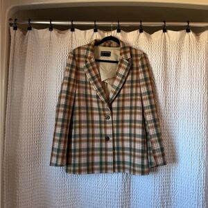 Plaid blazer